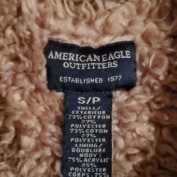 American Eagle Brown Corduroy Jacket S - Picture 8 of 9